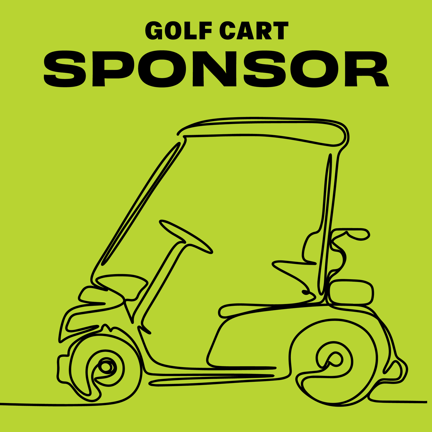 Golf Cart Sponsor